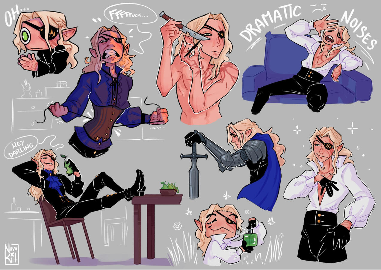 Silly Astreux Sketch Sheet